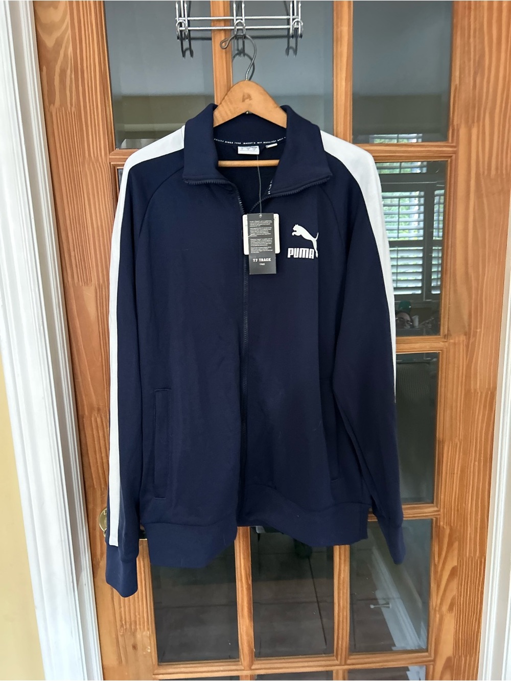 Puma Navy Zip-Up Track Jacket